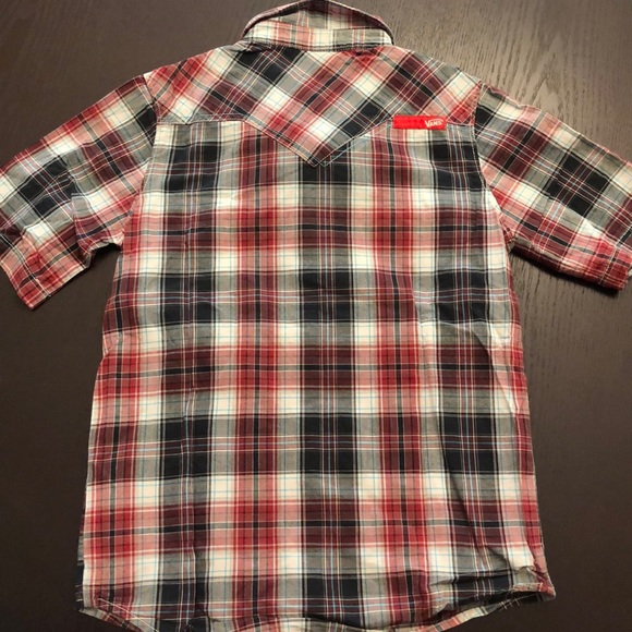 Like new Vans Plaid Boys Shirt Size Small - Picture 5 of 6